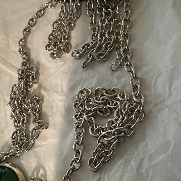 Paparazzi Green and Silver Necklace - Picture 8 of 12